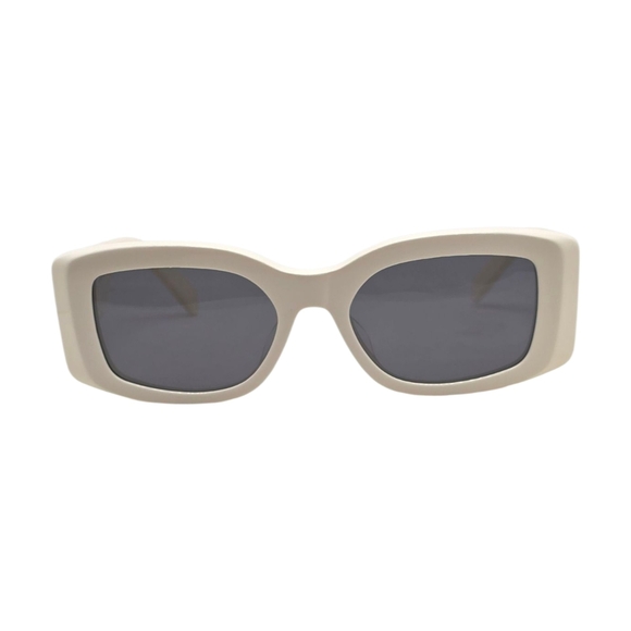 Celine Cream Rectangular Sunglasses - Picture 1 of 7